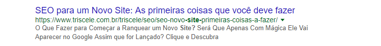 SEO - Melhore seus Snippets - Tríscele