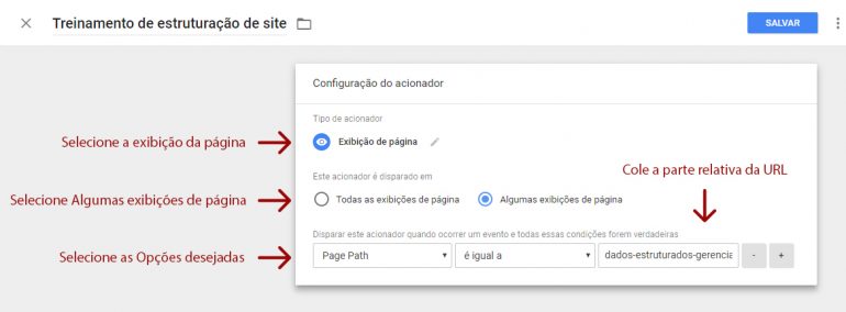 Criando Acionadores Gerenciador de Tags do Google funciona - Tríscele