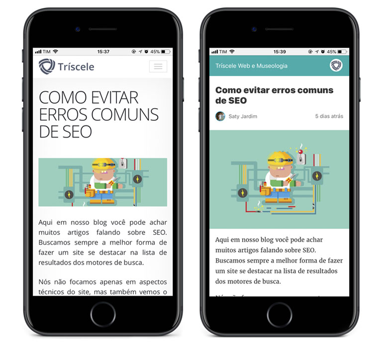 Como evitar erros comuns de SEO - Tríscele - Resposivo